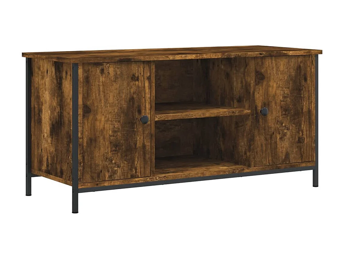 TV-Schrank Räuchereiche 100x40x50 cm Holzwerkstoff