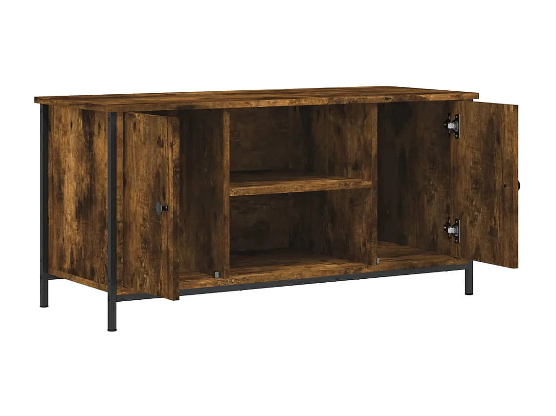 TV-Schrank Räuchereiche 100x40x50 cm Holzwerkstoff