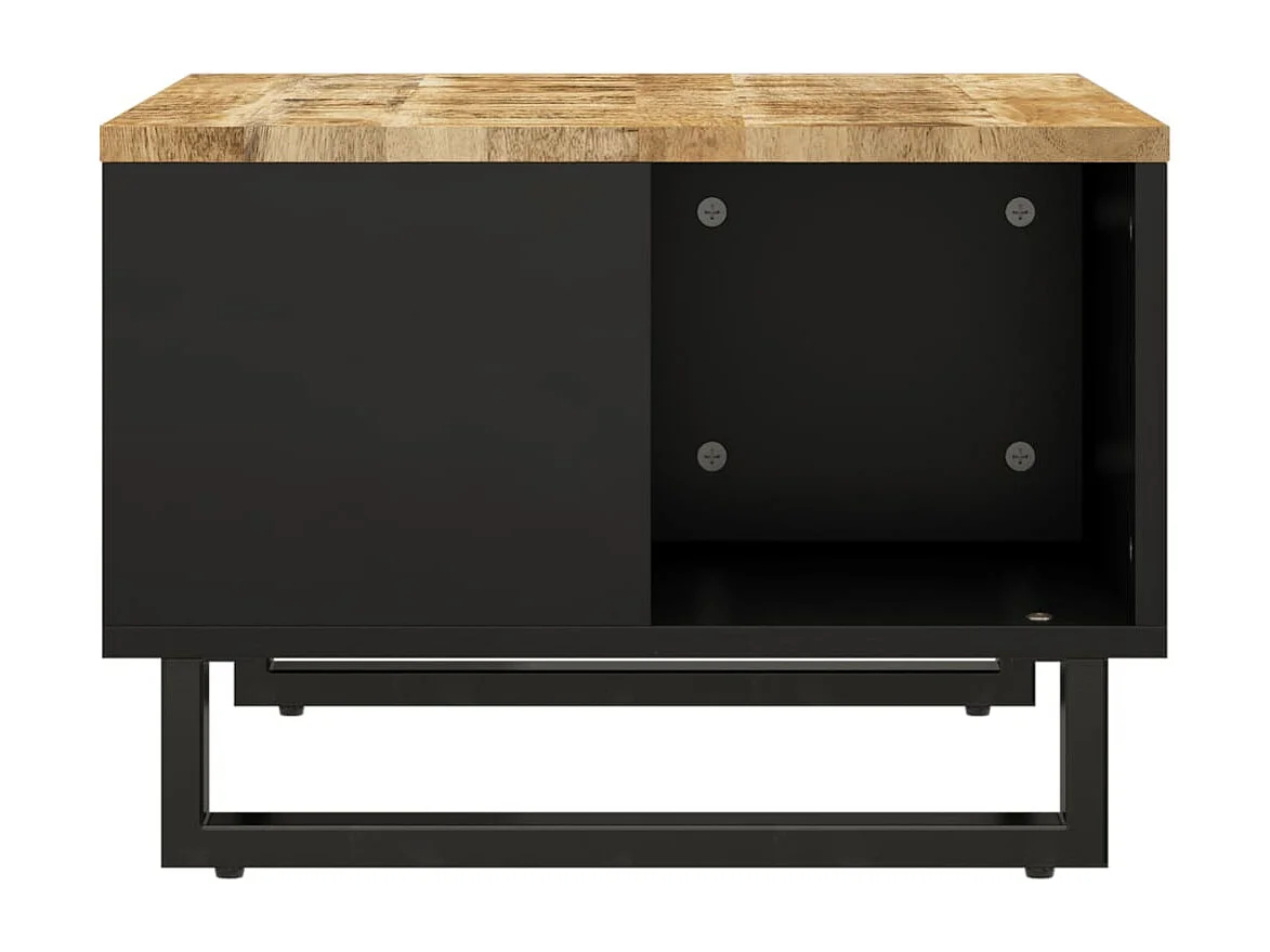 Mesa de centro 60x50x35 cm madeira de mangueira maciça