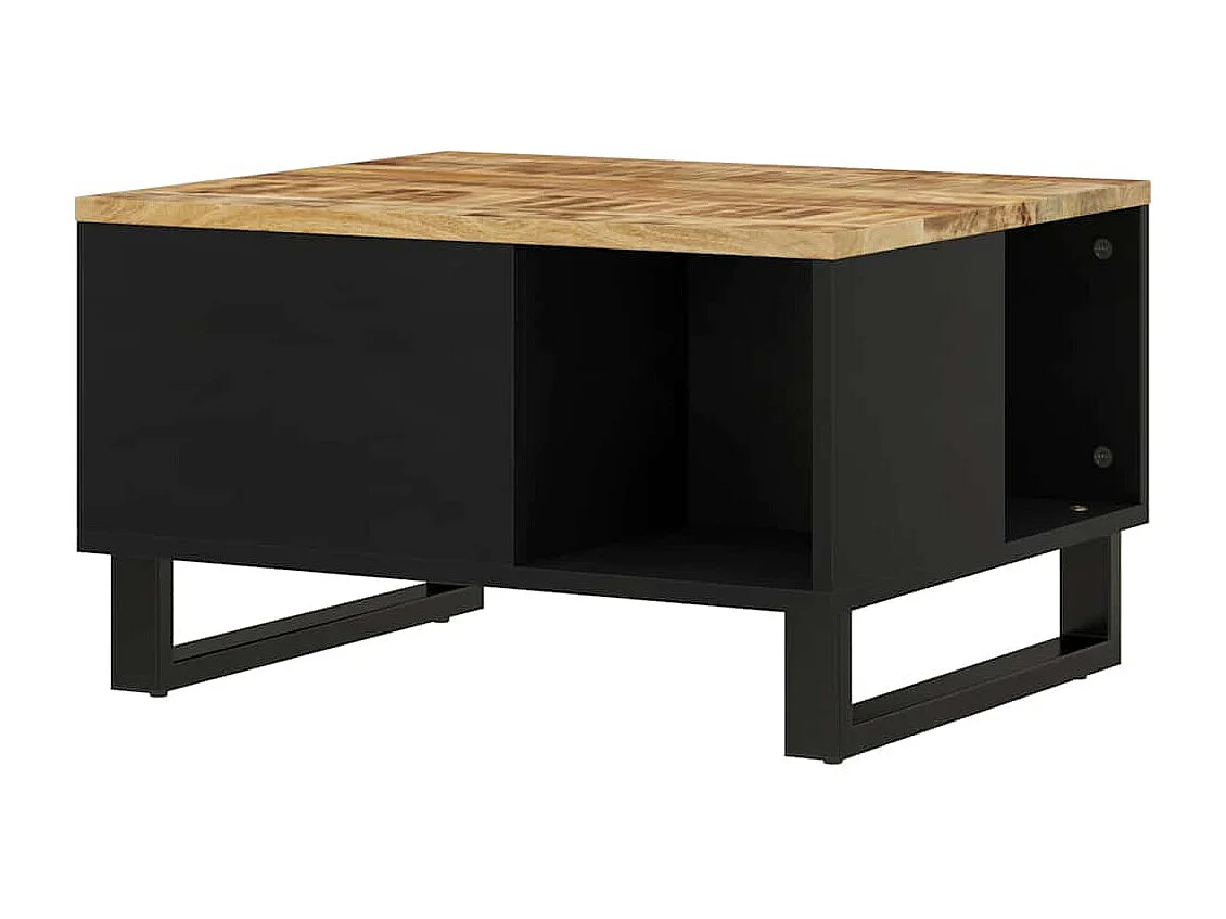 Salontafel 60x50x35 cm massief mangohout