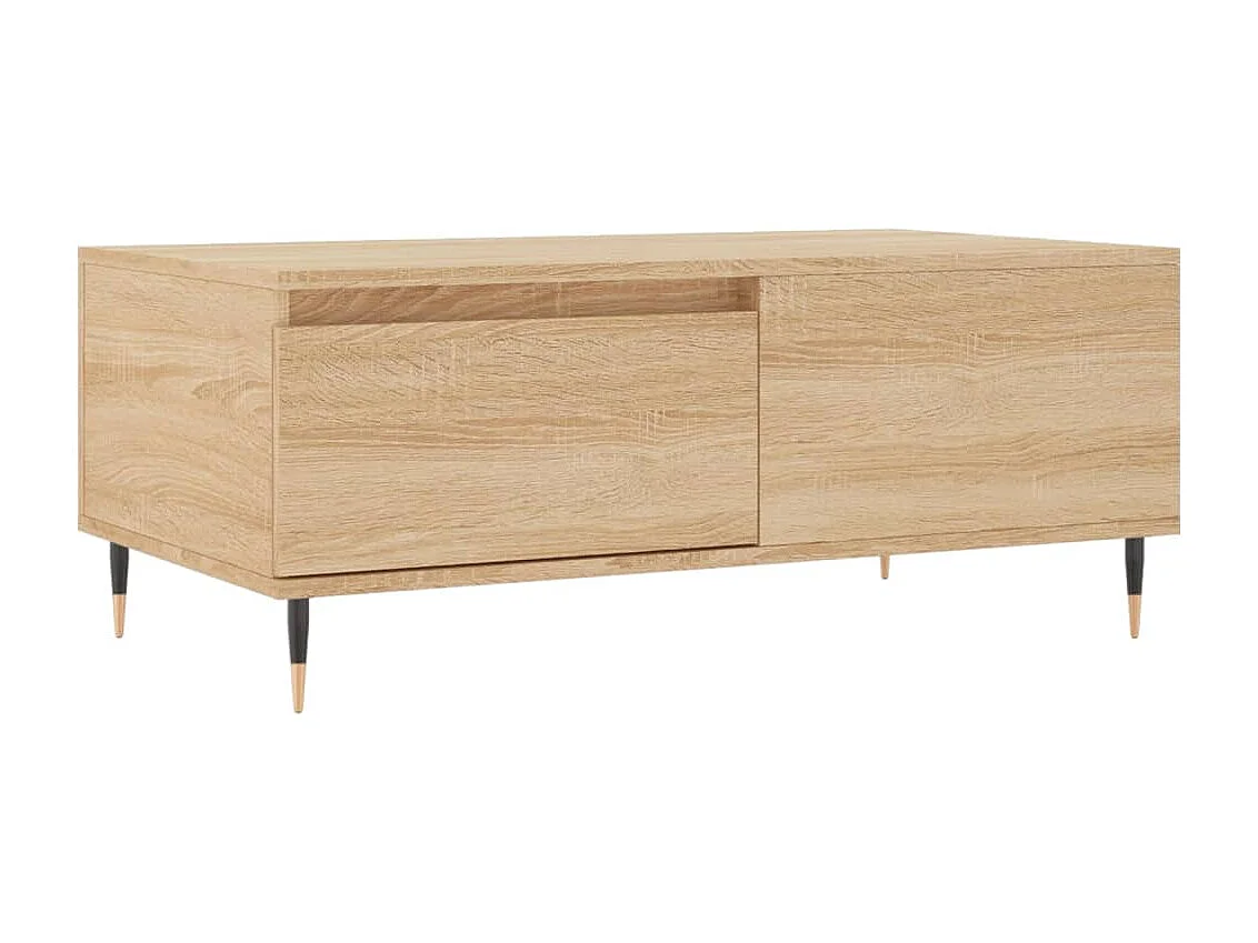 Tavolino Salotto Rovere Sonoma 90x50x36,5 cm Legno Multistrato