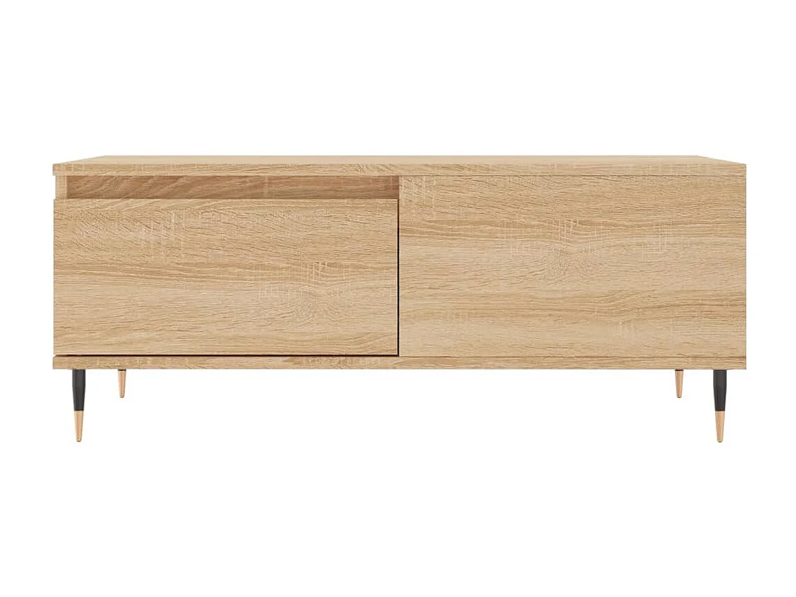 Tavolino Salotto Rovere Sonoma 90x50x36,5 cm Legno Multistrato
