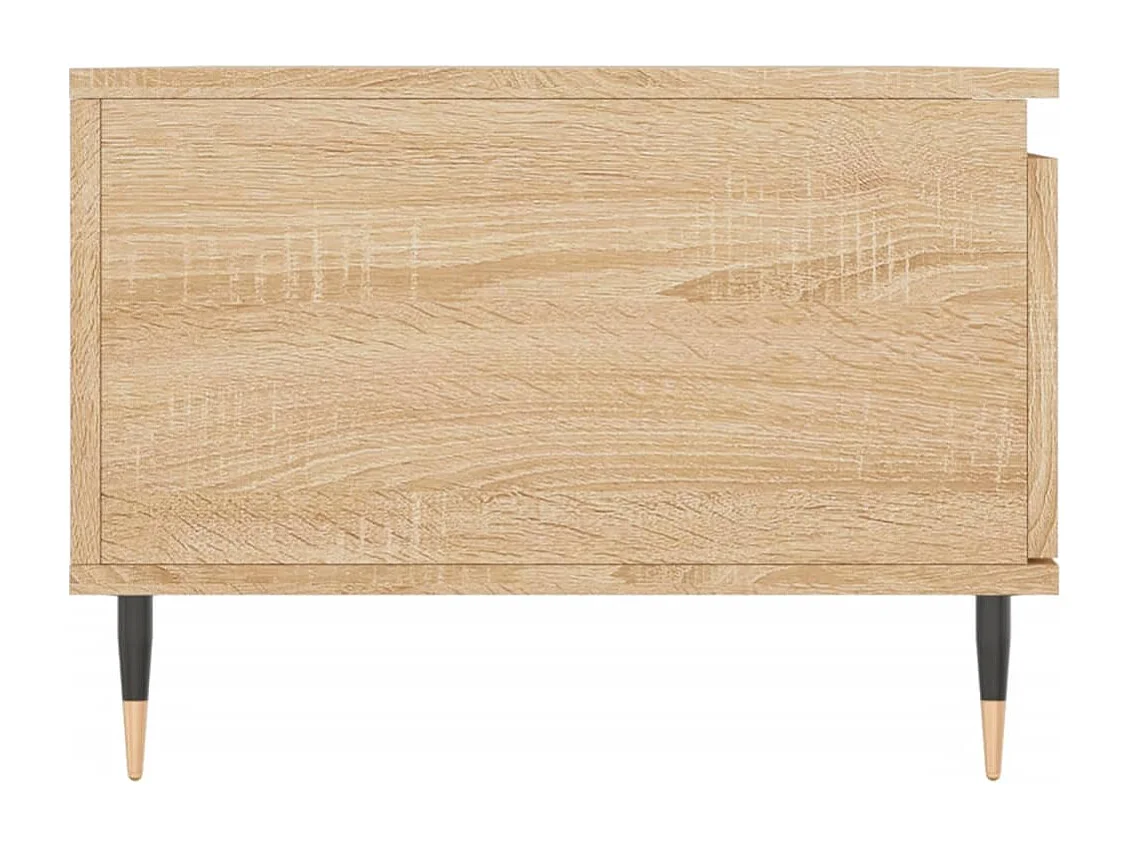 Tavolino Salotto Rovere Sonoma 90x50x36,5 cm Legno Multistrato