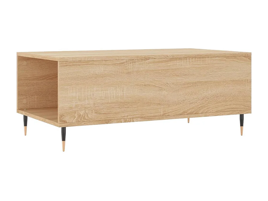 Tavolino Salotto Rovere Sonoma 90x50x36,5 cm Legno Multistrato