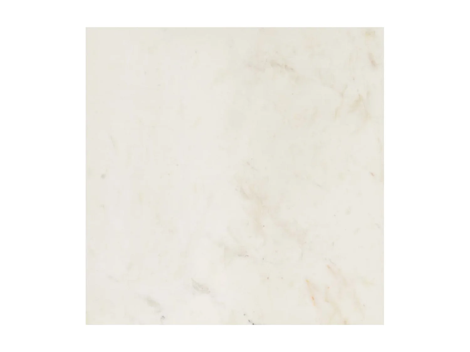 Table basse Blanc 60x60x35 cm Pierre véritable texture marbre