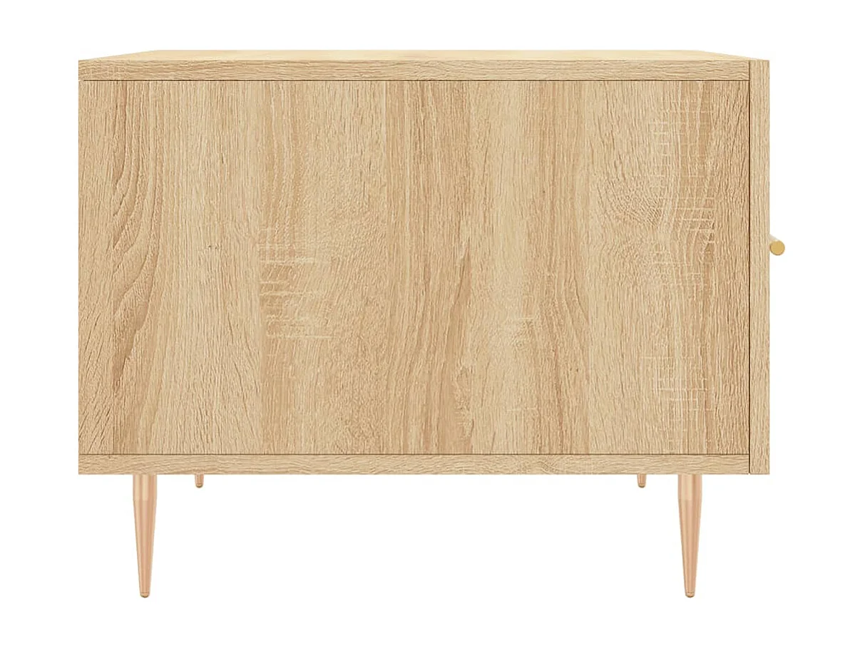 Table basse Chêne sonoma 50x50x40 cm Bois d'ingénierie