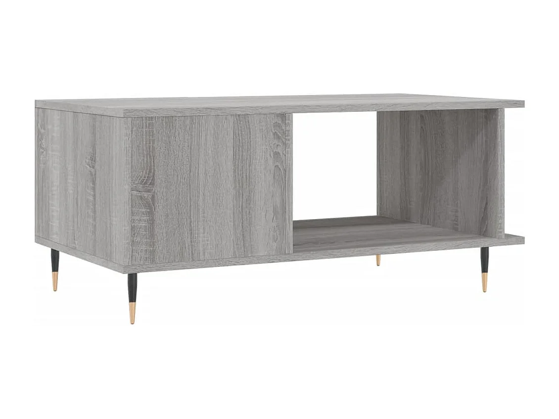 Tavolino da Salotto Grigio Sonoma 90x50x40 cm Legno Multistrato