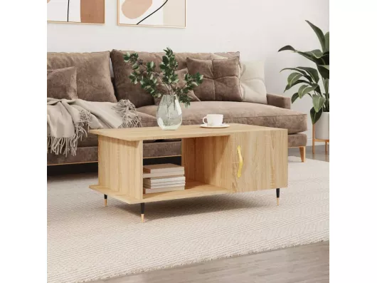 Kauf Unique Couchtisch Sonoma-Eiche 90x50x40 cm Holzwerkstoff