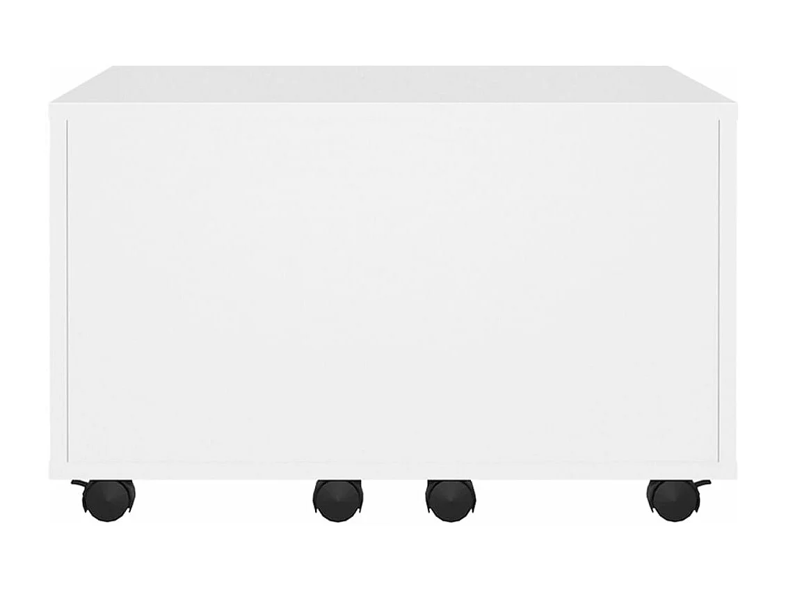 Couchtisch Weiß 60x60x38 cm Holzwerkstoff