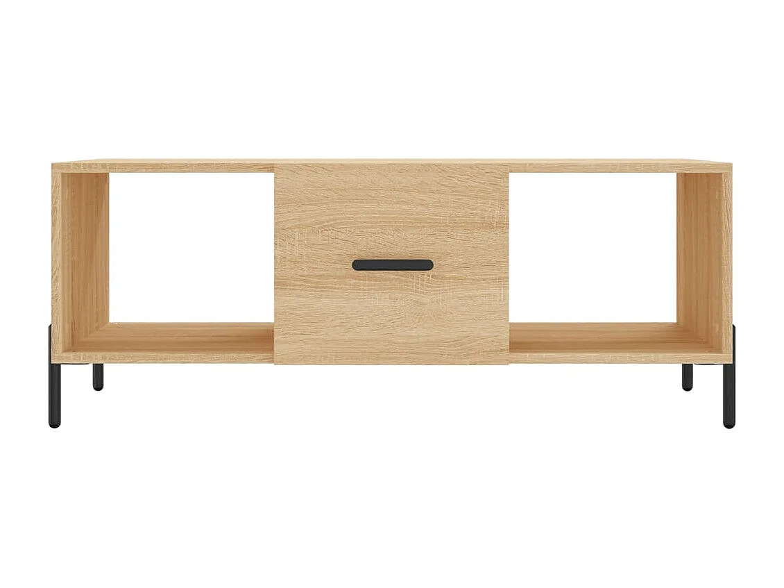 Table basse chêne sonoma 102x50x40 cm bois d'ingénierie