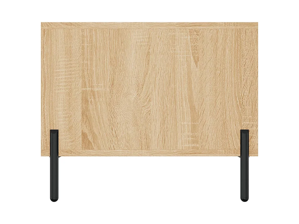Table basse chêne sonoma 102x50x40 cm bois d'ingénierie