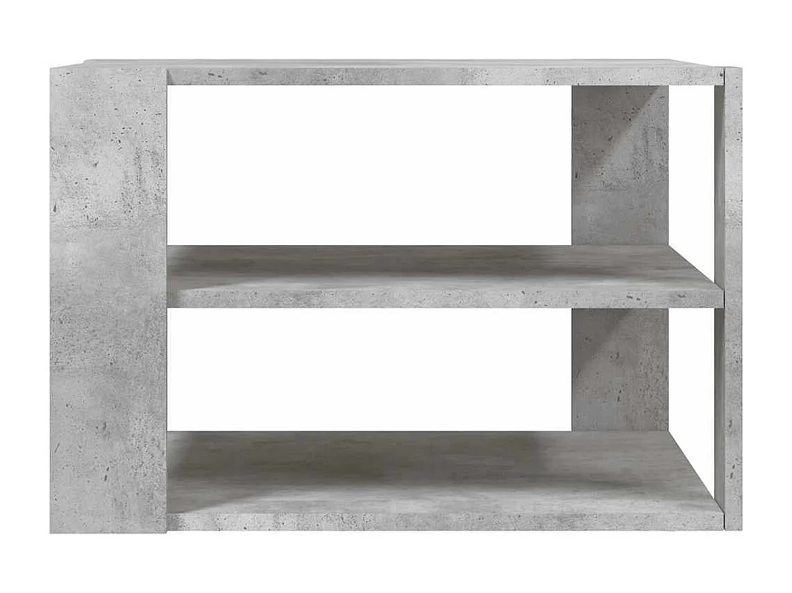 Couchtisch Betongrau 58x58x40 cm Holzwerkstoff
