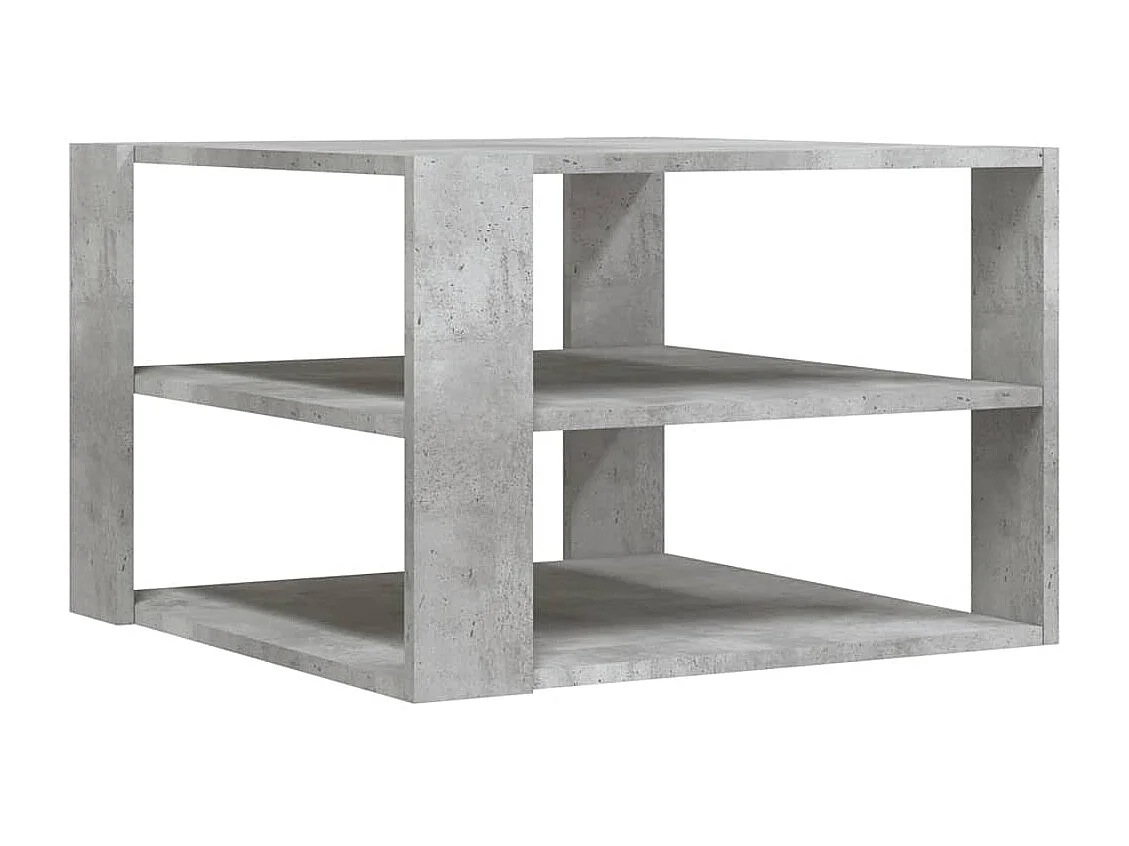 Couchtisch Betongrau 58x58x40 cm Holzwerkstoff