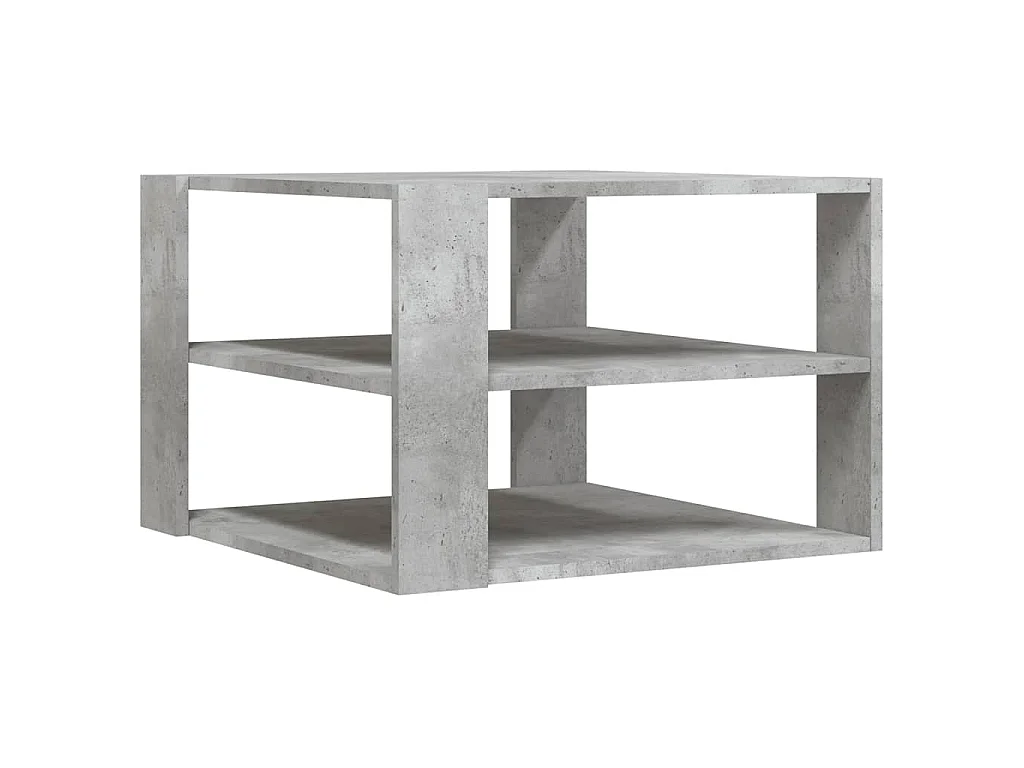 Couchtisch Betongrau 58x58x40 cm Holzwerkstoff