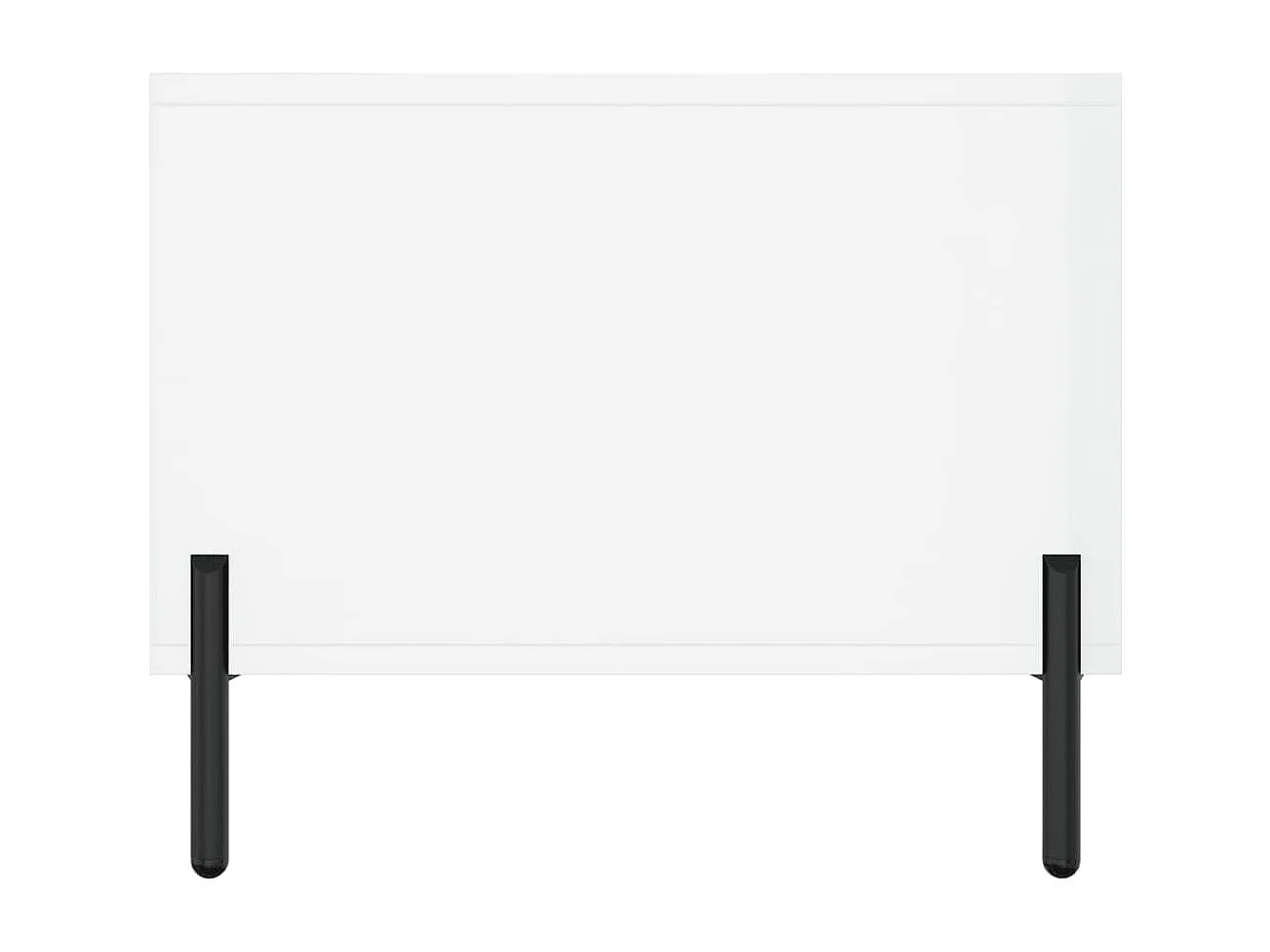 Couchtisch Hochglanz-Weiß 102x50x40 cm Holzwerkstoff