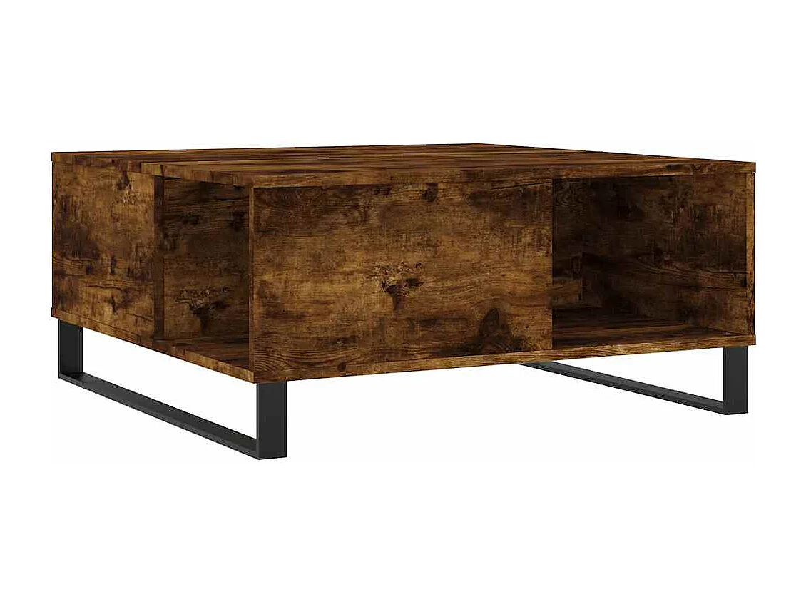 Couchtisch Räuchereiche 80x80x36,5 cm Holzwerkstoff