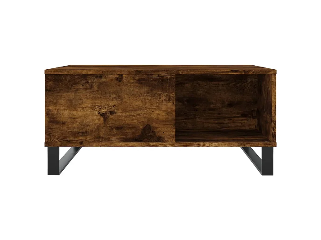 Couchtisch Räuchereiche 80x80x36,5 cm Holzwerkstoff