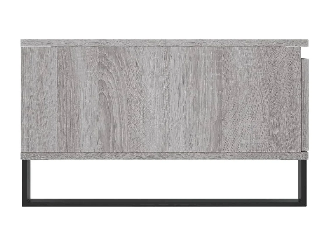 Table basse sonoma gris 90x60x35 cm bois d'ingénierie