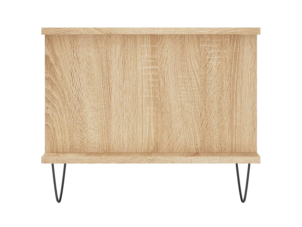 Table basse chêne sonoma 90x50x40 cm bois d'ingénierie