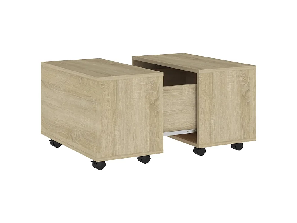 Couchtisch Sonoma-Eiche 60x60x38 cm Holzwerkstoff