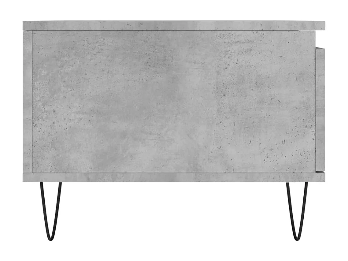 Salontafel 90x50x36,5 cm bewerkt hout betongrijs