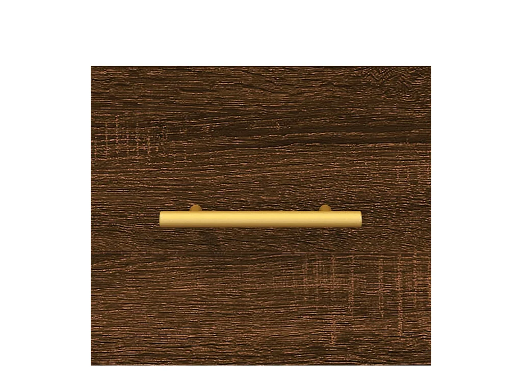 Table basse chêne marron 90x50x40 cm bois d'ingénierie