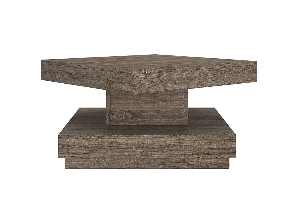 Table basse Gris 60x60x35 cm MDF