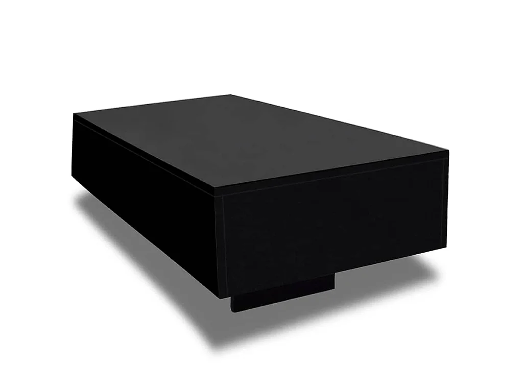 Table basse Haute brillance Noir