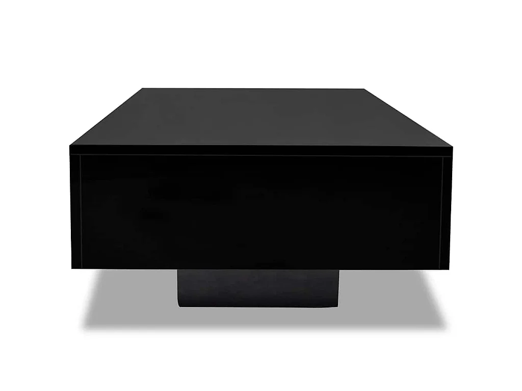 Table basse Haute brillance Noir