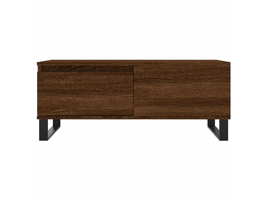 Table basse Chêne marron 90x50x36,5 cm Bois d'ingénierie