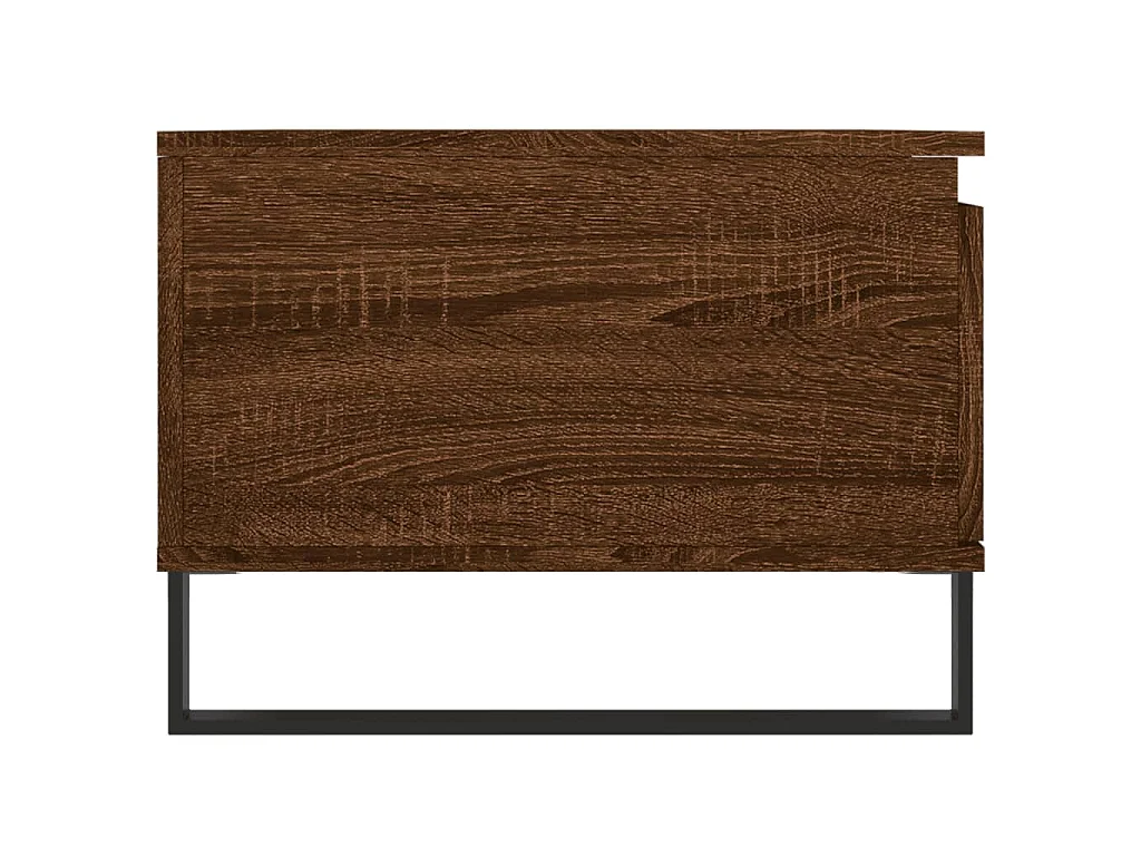 Table basse Chêne marron 90x50x36,5 cm Bois d'ingénierie