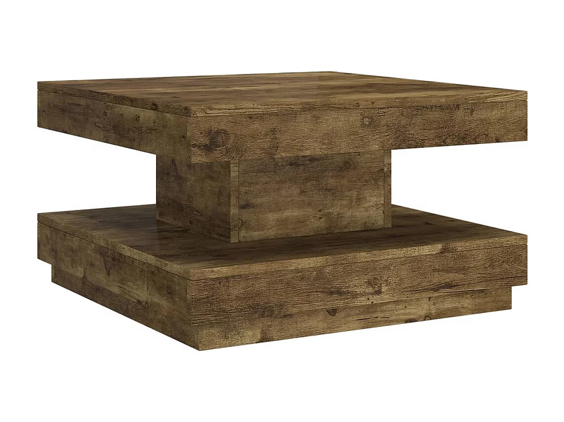 Couchtisch Dunkelbraun 60x60x35 cm MDF