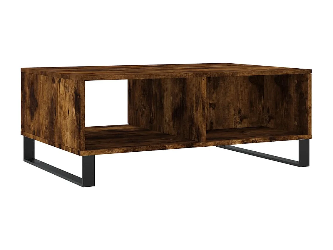 Mesa de centro 90x60x35 cm derivados de madeira carvalho fumado