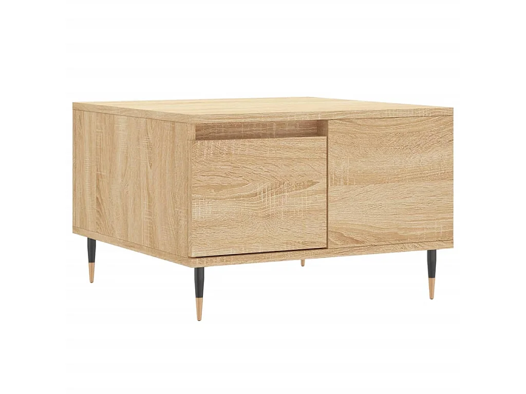 Tavolino Salotto Rovere Sonoma 55x55x36,5 cm Legno Multistrato