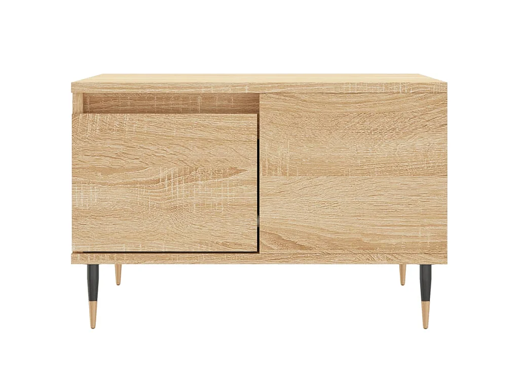 Tavolino Salotto Rovere Sonoma 55x55x36,5 cm Legno Multistrato