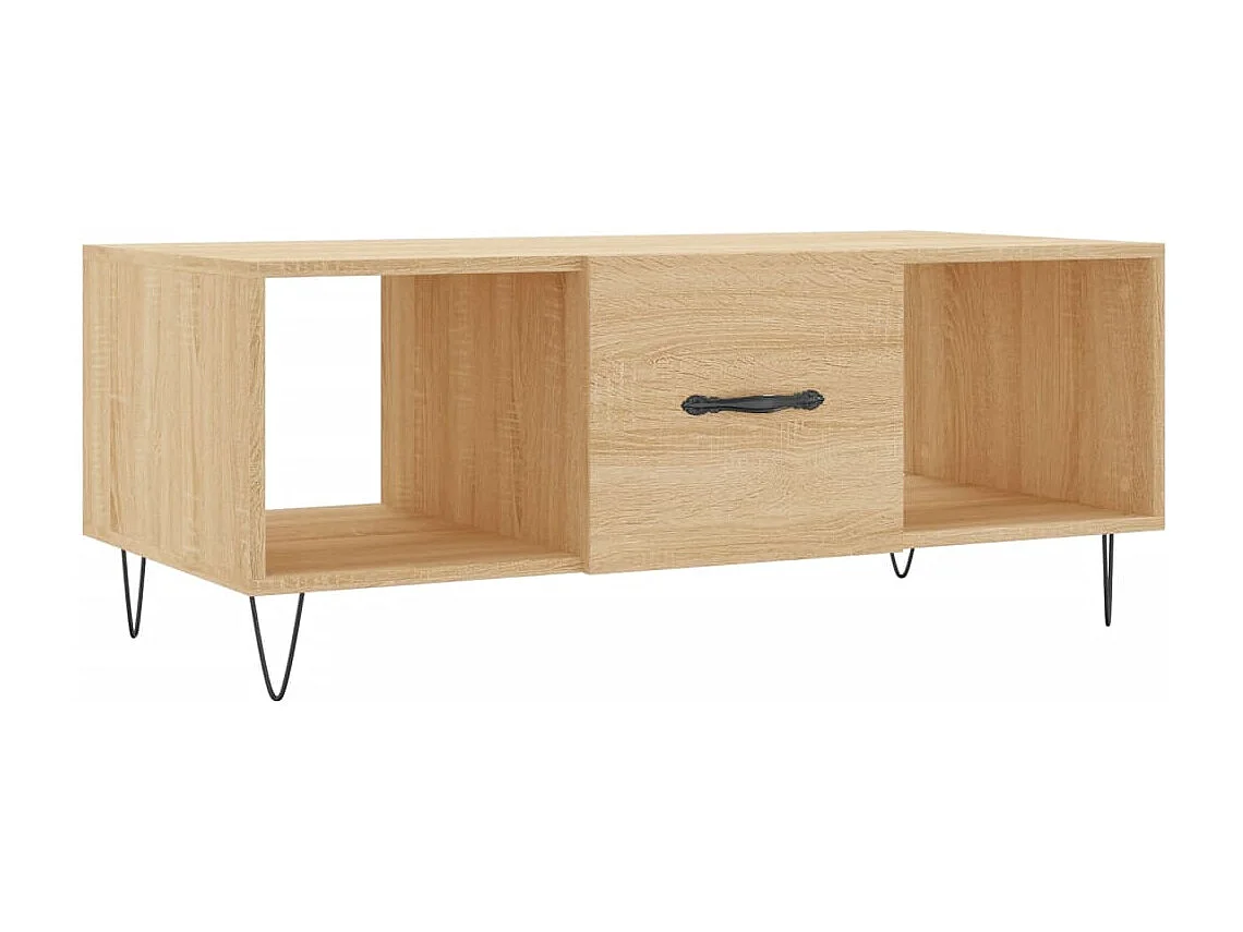 Mesa de centro 102x50x40 derivados de madeira carvalho sonoma