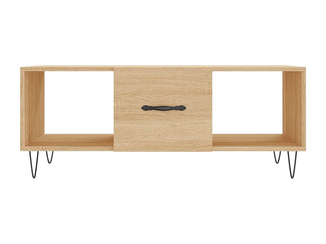 Mesa de centro 102x50x40 derivados de madeira carvalho sonoma