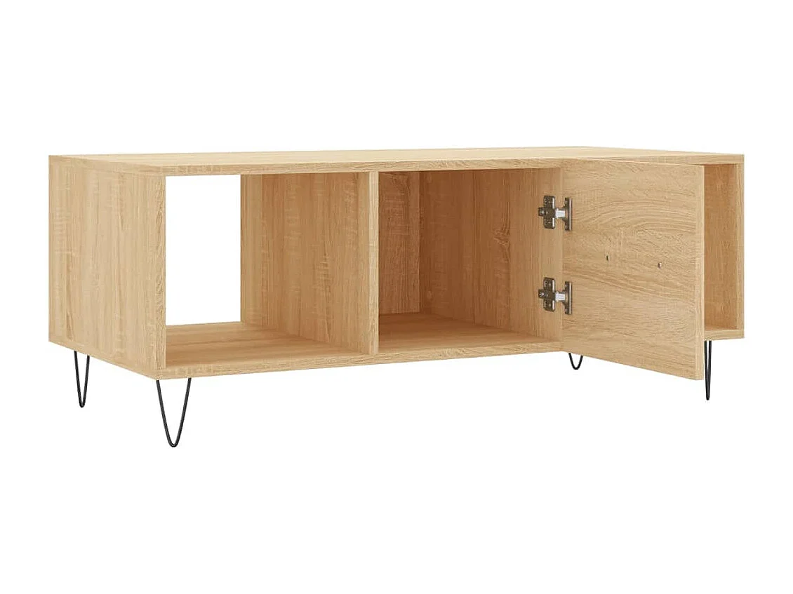 Mesa de centro 102x50x40 derivados de madeira carvalho sonoma