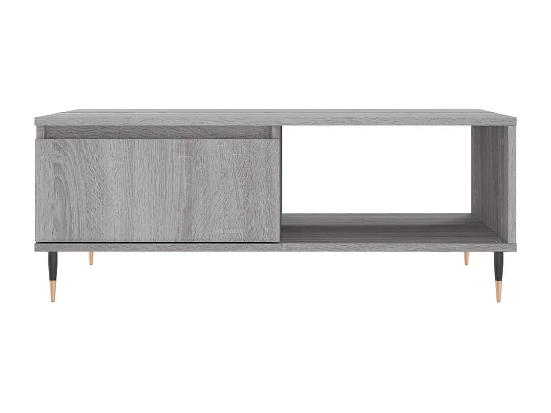 Couchtisch Grau Sonoma 90x60x35 cm Holzwerkstoff