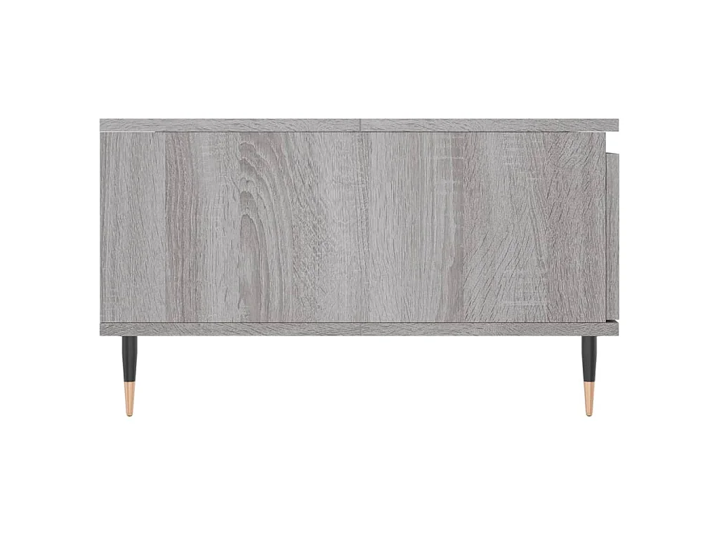 Table basse sonoma gris 90x60x35 cm bois d'ingénierie