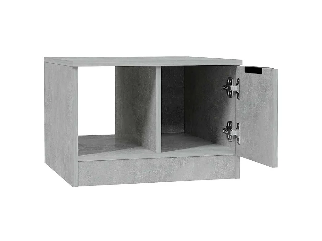 Couchtisch Betongrau 50x50x36 cm Holzwerkstoff