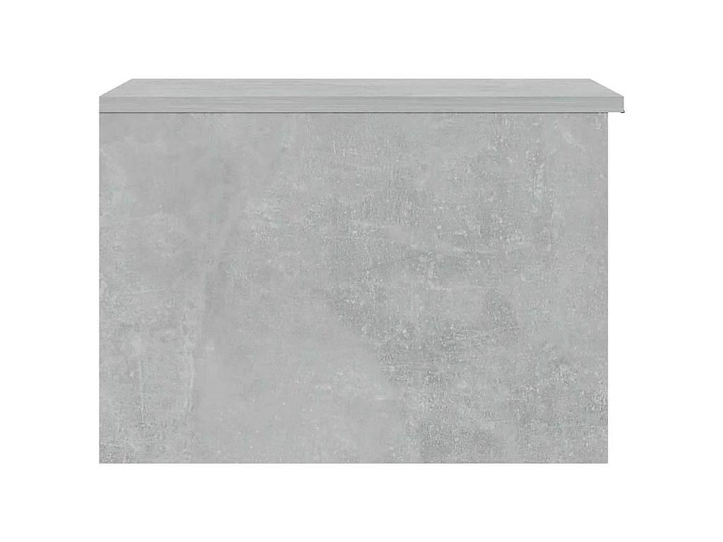 Table basse gris béton 50x50x36 cm bois d'ingénierie