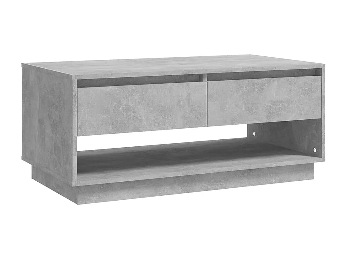 Salontafel 102,5x55x44 cm bewerkt hout betongrijs