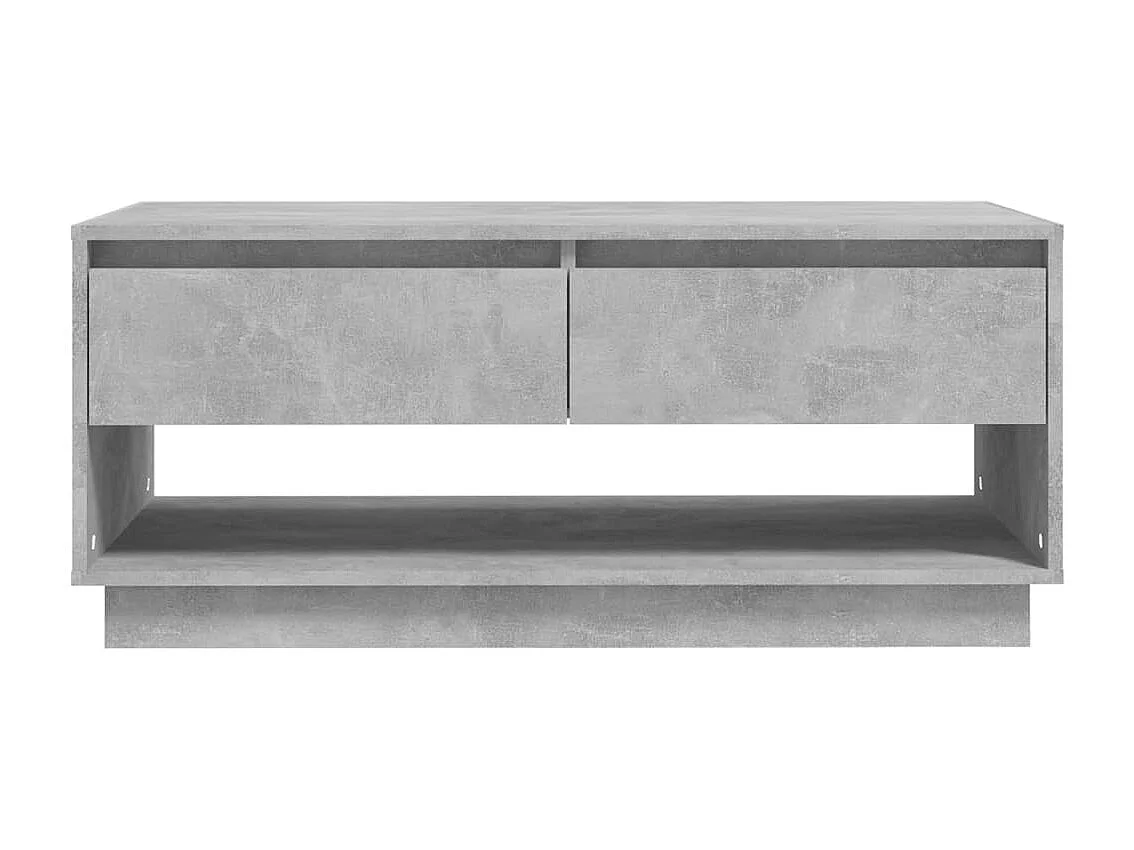 Salontafel 102,5x55x44 cm bewerkt hout betongrijs