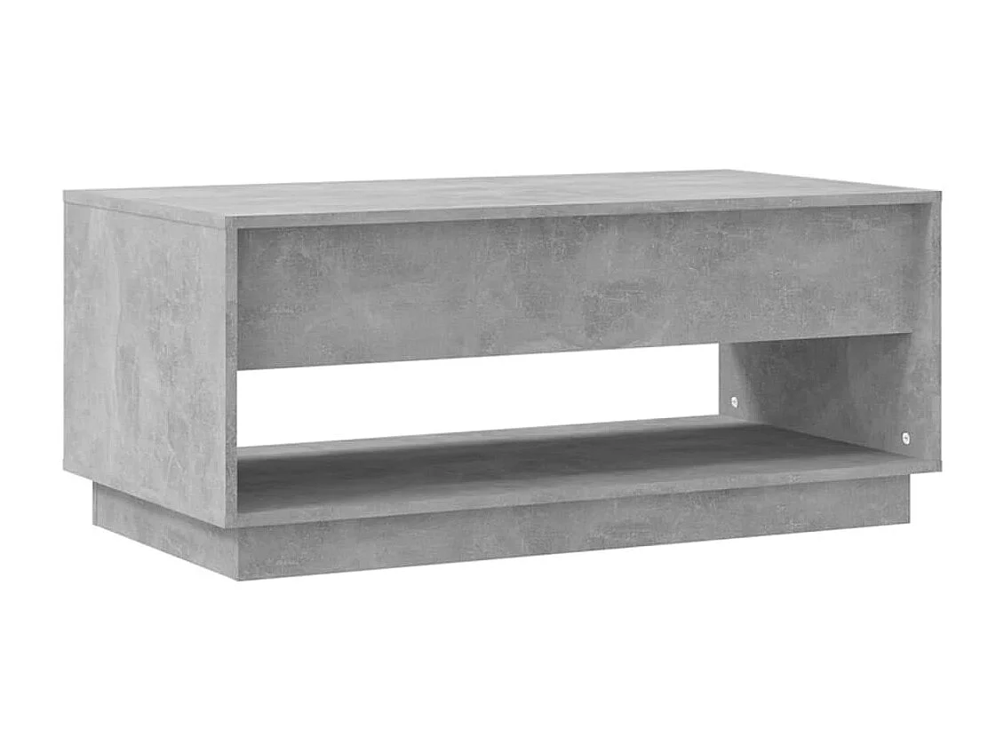 Salontafel 102,5x55x44 cm bewerkt hout betongrijs