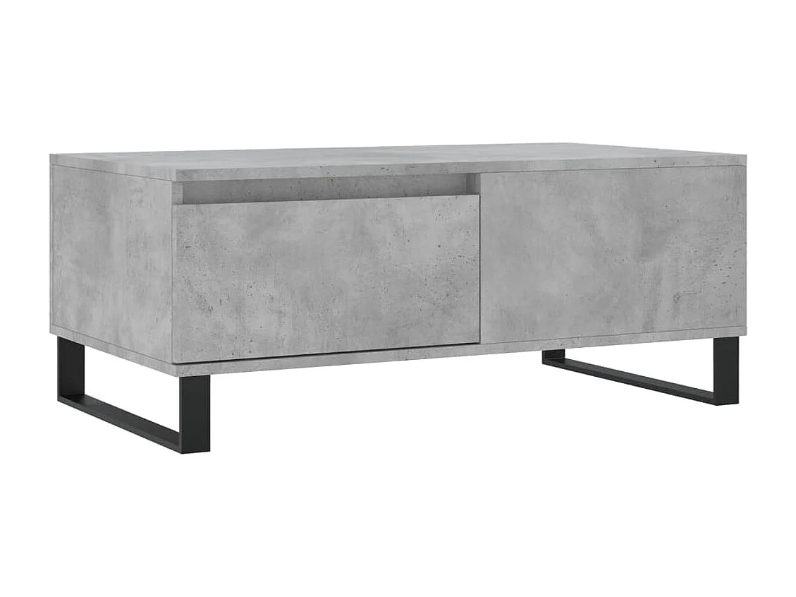 Mesa de centro 90x50x36,5 cm derivados madeira cinzento cimento