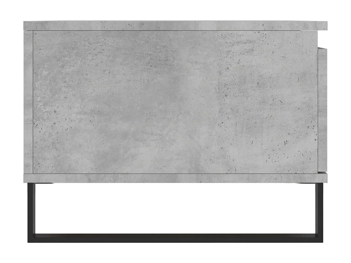 Mesa de centro 90x50x36,5 cm derivados madeira cinzento cimento