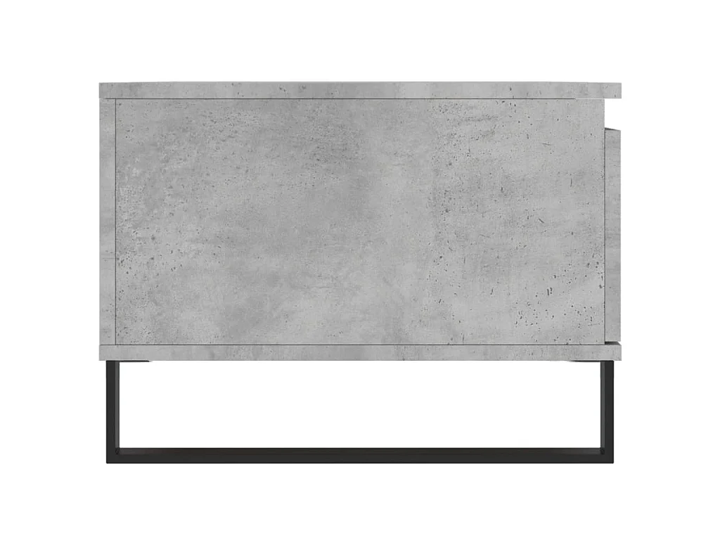Table basse Gris béton 90x50x36,5 cm Bois d'ingénierie