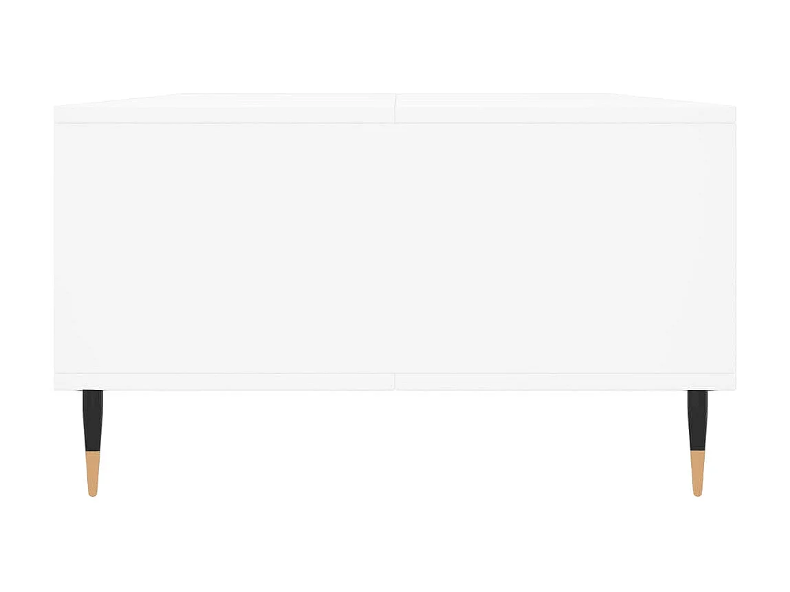 Table basse blanc 104x60x35 cm bois d'ingénierie