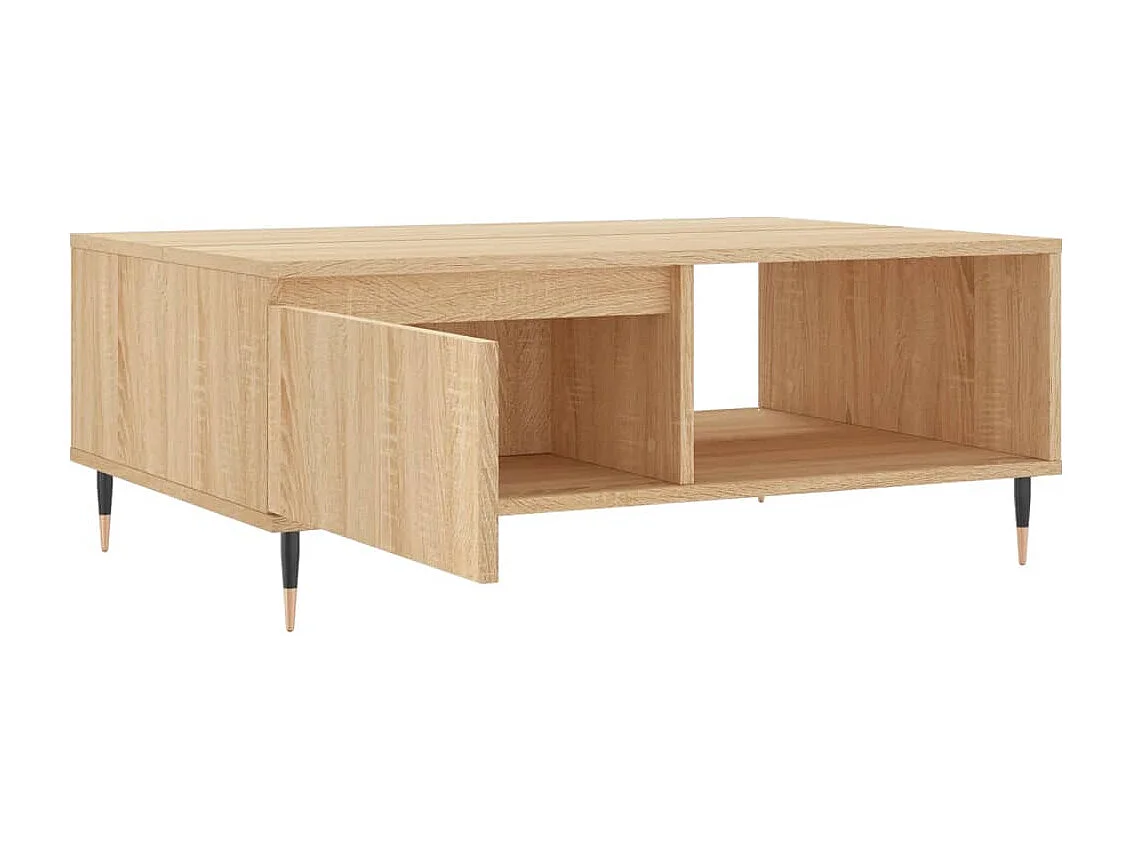 Tavolino da Salotto Rovere Sonoma 90x60x35 cm Legno Multistrato